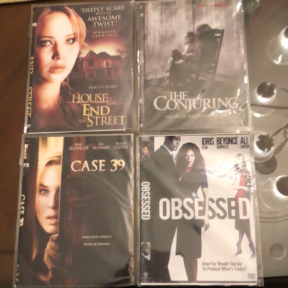 4 brand new dvd horror films
